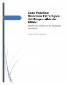 Dirección Estratégica del Responsable de Recursos Humanos