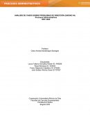 ANÁLISIS DE CASOS SOBRE PROBLEMAS DE DIRECCIÓN