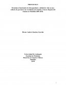 Trabajo Desenlaces frente a la discapacidad y calidad de ida en accidentes de transito