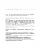 Modelo tradicional del comportamiento organizacional