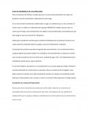 Fase de desarrollo de la orellana