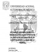 Caso práctico: longitud de deformación de un resorte metalico y la masa que la produce
