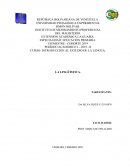 NTRODUCCIÓN AL ESTUDIO DE LA LENGUA. LA LINGÜÍSTICA