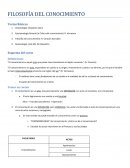 FILOSOFÍA DEL CONOCIMIENTO Textos Básicos
