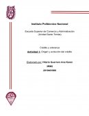 Origen y evolución del crédito