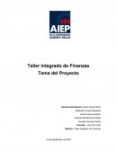 Taller integrado de finanzas