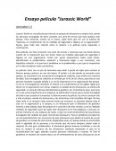 Ensayo película “Jurassic World”