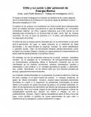 Chile y su costa: Líder potencial de Energía Marina