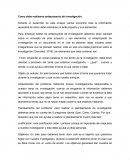 Como debe realizarse anteproyecto de investigación