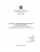 Efectividad del Sistema de Responsabilidad Penal del Adolescente en Venezuela