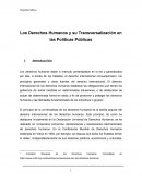 Ensayo Los Derechos Humanos y su Transversalización en las Políticas Públicas