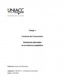 Trabajo 1 Conducta del Consumidor