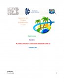 Materia: Teoría General de Administración