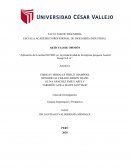 Aplicación de la norma ISO 9001 en la productividad de la empresa pesquera Austral Group S.A.A