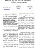 Detección temprana de insuficiencia cardiaca mediante sistemas expertos