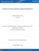 ENTREVISTA EL VALOR DEL SERVICIO UN ENFOQUE ADMINISTRATIVO