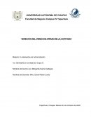 Ensayo del video de virus de la actitud