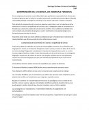 COMPRENSIÓN DE LA CIENCIA, UN ABORDAJE PERSONAL