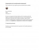 Transformación empresarial