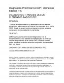DIAGNOSTICO I: ANALISIS DE LOS ELEMENTOS BASICOS TIC