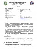 Metodología de la Investigación (A)