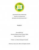 MATEMÁTICAS PARA NEGOCIOS