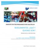 Biomateriales y Bioelementos
