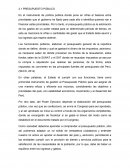 PRESUPUESTO PÚBLICO