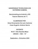 Benchmarking de Android y IOS