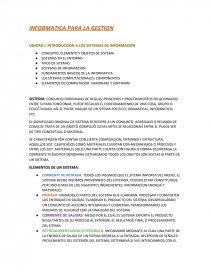 INFORMATICA PARA LA GESTION. Página 1