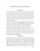 El derecho a la educación que pocos tienen