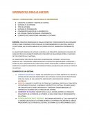 INFORMATICA PARA LA GESTION