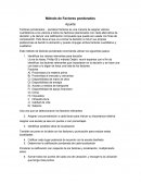 Método de Factores ponderados