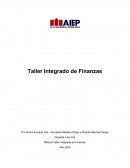 Avance tesis sanitización, taller integrado de finanzas