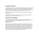 Ortografia y redaccion concepto