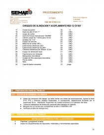 PROCEDIMIENTO DE MANTENCION. Página 14