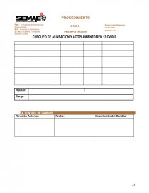 PROCEDIMIENTO DE MANTENCION. Página 23