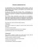 PROCESO ADMINIDISTRATIVO