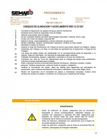 PROCEDIMIENTO DE MANTENCION. Página 15