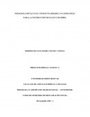 Pedagogia Social en el Conflicto Armado en Colombia