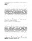 PROCESO DE ATENCIÓN DE ENFERMERÍA EN PACIENTE CON MASTITIS PUERPERAL