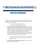 Bases del Aprendizaje