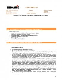 PROCEDIMIENTO DE MANTENCION. Página 18