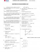 SISTEMA DE ECUACIONES 2X2