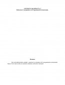 Actividad de Aprendizaje No. 2 Referentes Conceptuales a la Programación Estructurada