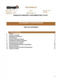 PROCEDIMIENTO DE MANTENCION. Página 2