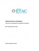 Tecnica y herrammeinatas para la gestion de proyectos