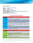 Características de los problemas ambientales globales . Cambio climático