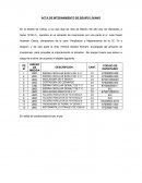 Acta de trasferencia de equipo liviano