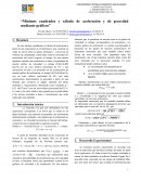 Mínimos cuadrados y cálculo de aceleración y de gravedad mediante gráficos